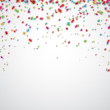 konfeti kutlama arka plan.