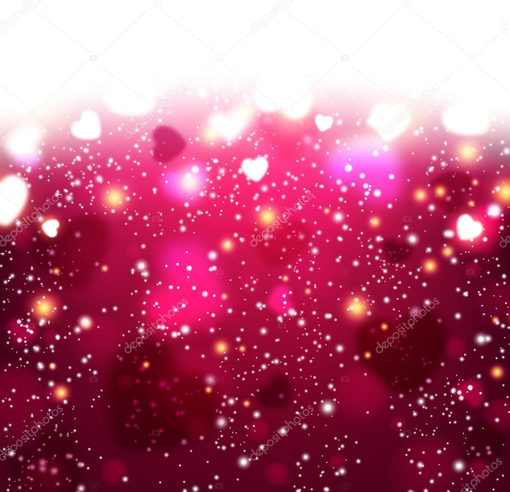 Valentine's magenta background.