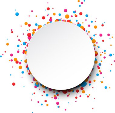 konfeti kutlama arka plan.