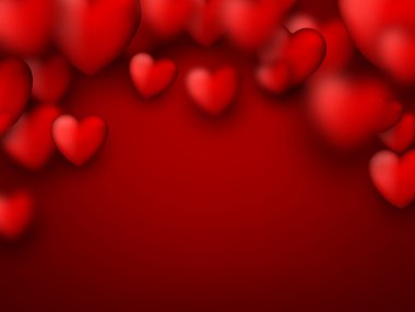 Sevgililer kırmızı arka plan.