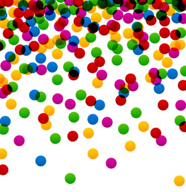 konfeti kutlama arka plan.