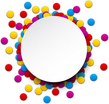 konfeti kutlama arka plan.