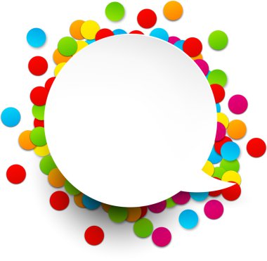 konfeti kutlama arka plan.