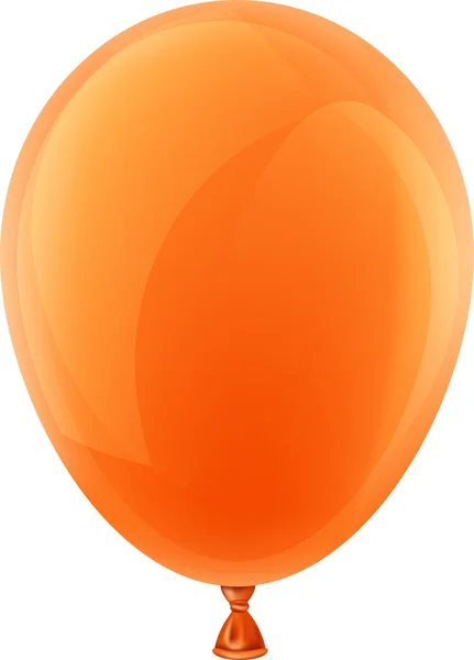 Orangefarbener Festballon. — Stockvektor