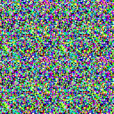 Üçgenler renkli gürültü deseni. 