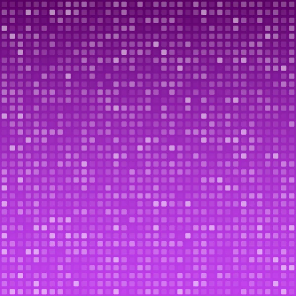 Quadrate lila Technologie Muster. — Stockvektor