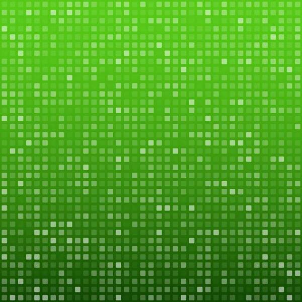 Rutor grön teknik mönster. — Stock vektor