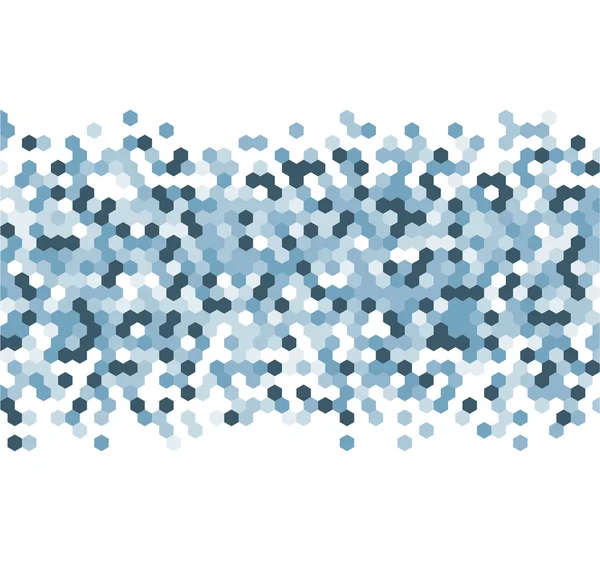 블루 벌집 패턴. — 스톡 벡터