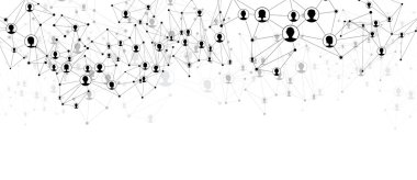 İletişim sosyal ağ.