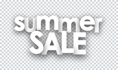 Kağıt yaz satışı işareti.