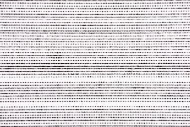 Beyaz kağıda basılmış siyah yarım ton çizgilerinin makro görüntüsü, baskı tasarımında kullanılan nokta deseni ve eğim yoğunluğunu gösterir.