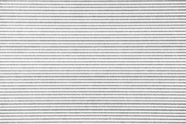 Çapraz çizgi kümelerinden oluşan yarım tonluk bir şablonun makro görüntüsü beyaz kağıt üzerinde temiz, eşit aralıklarla yatay sıralanmıştır.