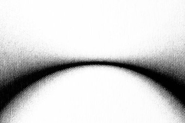 Beyaz desenli kağıda basılmış kalın yarım tonlu kemer dalgası aşırı yakın plan, kopyalama alanı ile en az tek renkli arkaplan oluşturur.