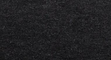 Makro yakın plan siyah baskılı mürekkep kağıdı görünür lifler, buğday ve benekli baskı dokusu ile. Grunge arkaplan, editoryal tasarım ve retro yazdırma için ideal.