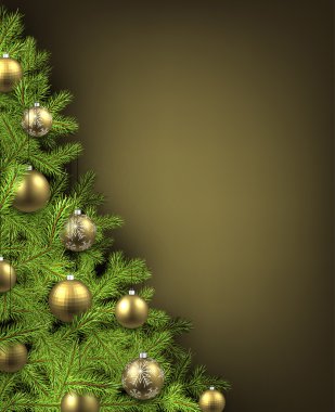 Noel ağacı ile arkaplan