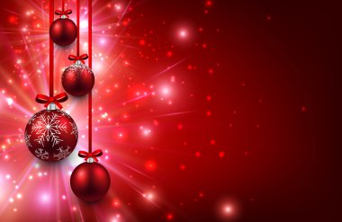 Christmas kırmızı topları