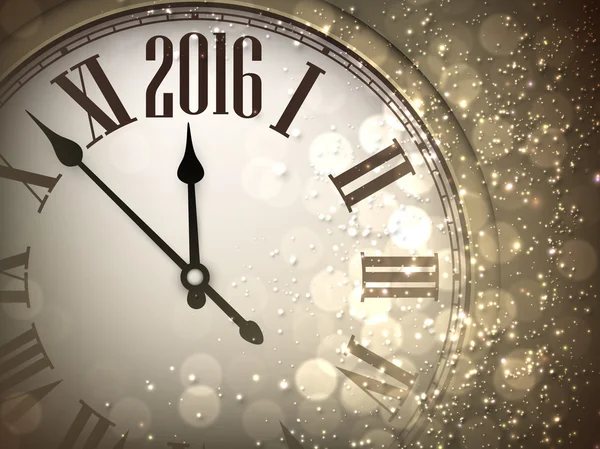 2016 nytt år bakgrund — Stock vektor