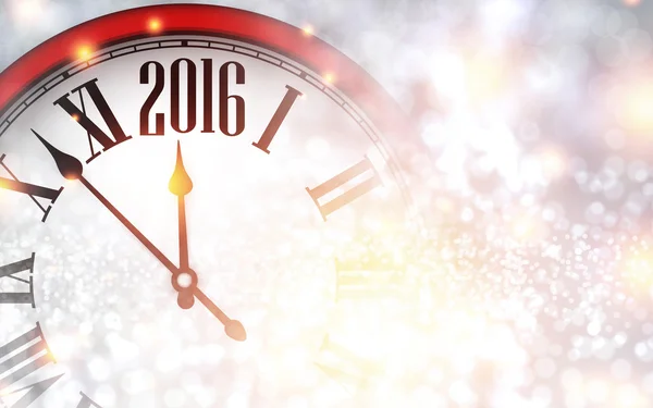 2016 nytt år bakgrund — Stock vektor