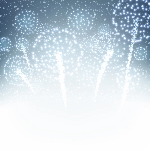 Festive fireworks background — Stock Vector