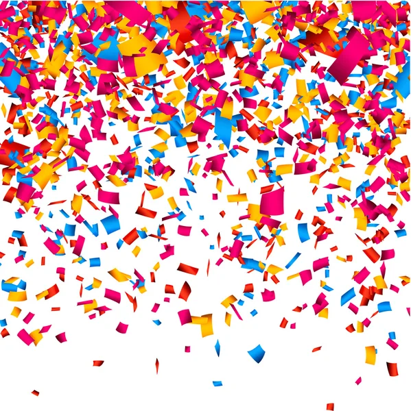 Confetti celebration frame background. Stock Vector Image by