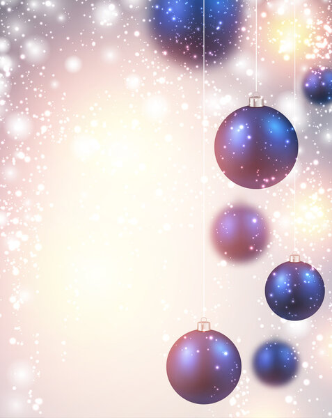 background with blue balls