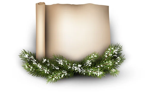 Christmas congratulatory background — Stock Vector