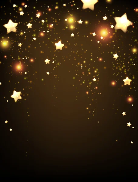Festlicher Hintergrund mit Sternen. — Stockvektor