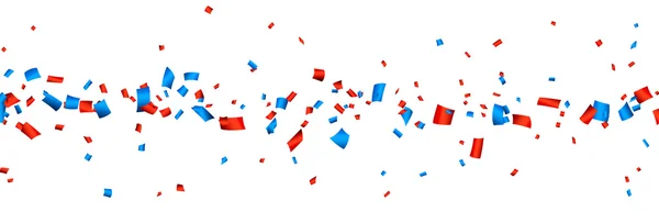 Banner de celebración Confetti . — Vector de stock