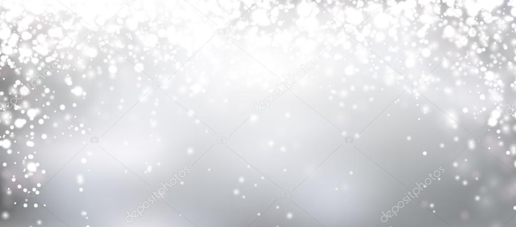 Christmas background with snow