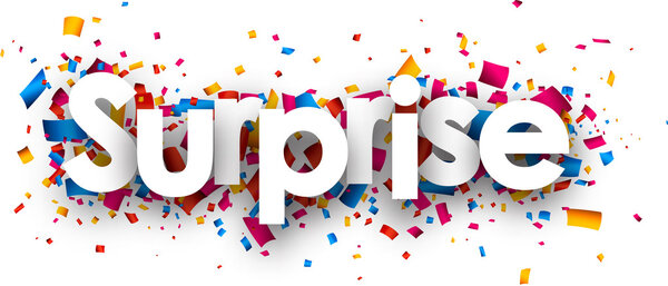 Сюрприз с конфетти
