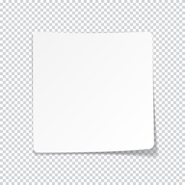 Gölge ile beyaz kağıt levha.