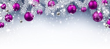 Çam çırpı ile yılbaşı banner