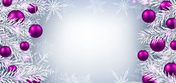 Fairy Christmas banner — Stock Vector