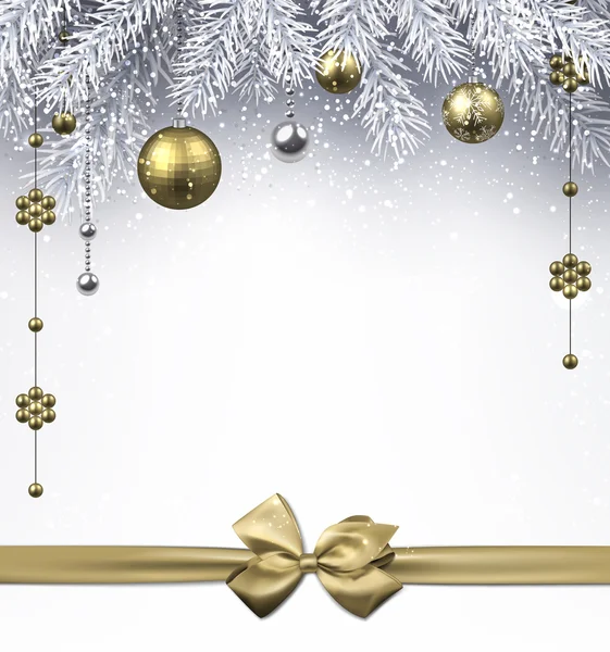Christmas felicitation template — Stock Vector