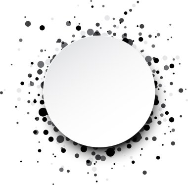 Beyaz arka plan damla ile.