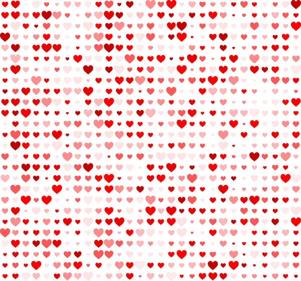 Fondo de San Valentín con corazones. — Archivo Imágenes Vectoriales