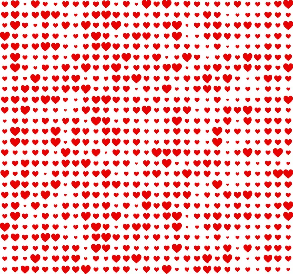 Valentine's background with hearts. — Stock Vector