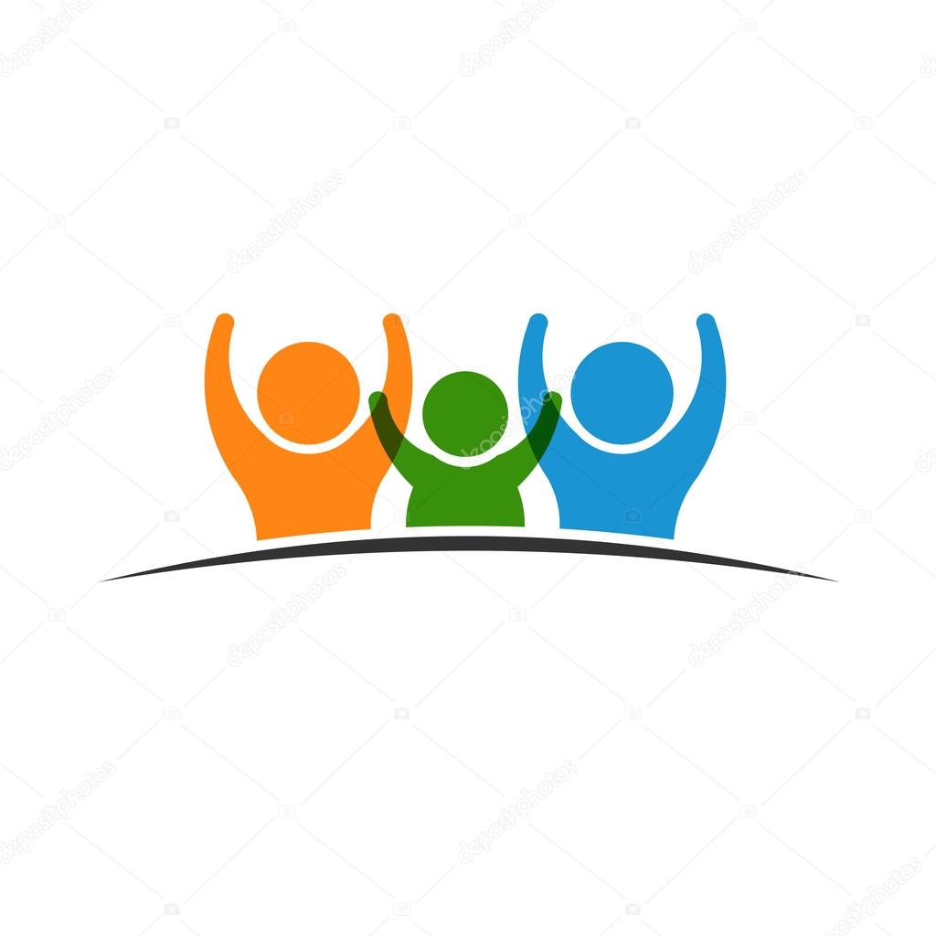 Family group of 3 people Stock Vector Image by ©deskcube #74275893