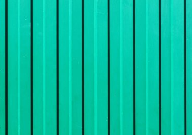 Yeşil kıvrımlı metal veya galvanize çelik yüzeyi