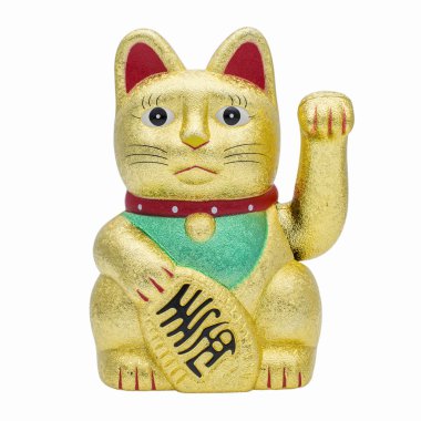 izole servet ya da şanslı kedi 