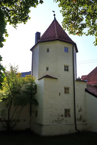 Schrobenhausen Jest Miastem Bawarii Wieloma Zabytkami Historycznymi — Zdjęcie stockowe