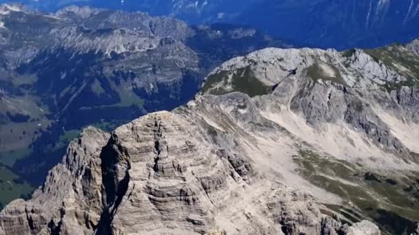 Lot Alpejski Nad Hochvogel — Wideo stockowe