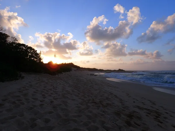 Puesta de sol en la playa de Hanakailio —  Fotos de Stock