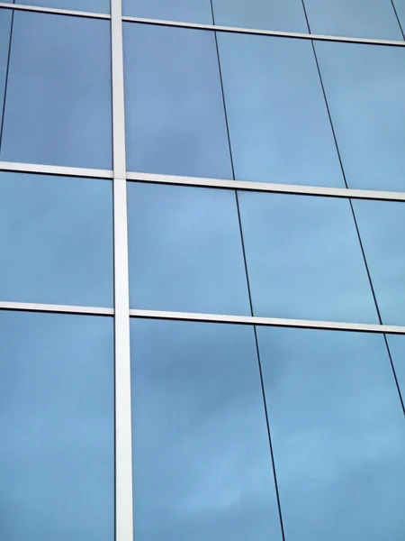 Blue Glass Windows — Stock Photo, Image