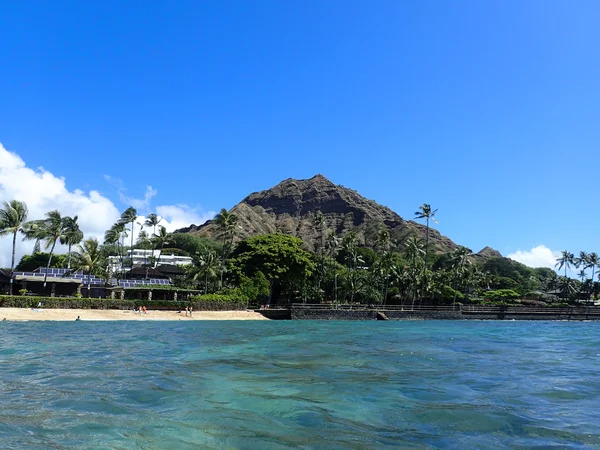 Makalei strand met golven lappen, napakaa, lava rotswand en Co — Stockfoto