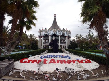 Kaliforniya'nın büyük Amerika Halloween Tema