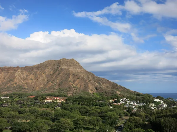 Lotu ptaka Diamondhead, Kapiolani Park — Zdjęcie stockowe