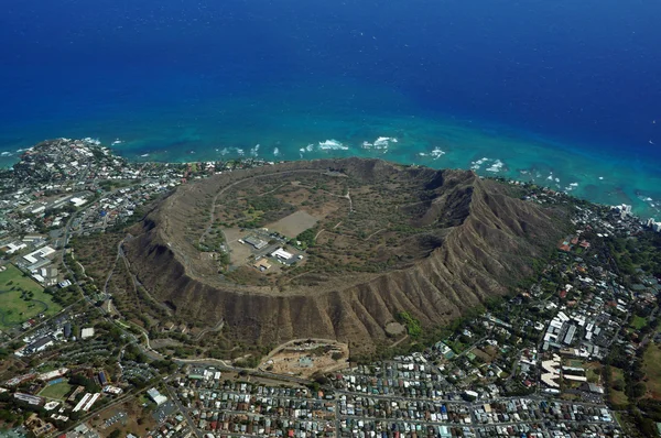 Diamondhead krater havadan görünümü