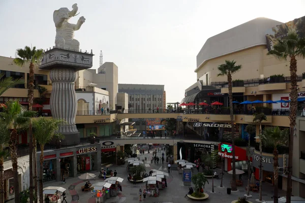 Hollywood January 2014 Aerial Hollywood Highland Entertainment Center Los Angeles — Stock Photo, Image