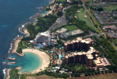 Havadan görünümü International ikonik Disney'in aulani resort ve spa